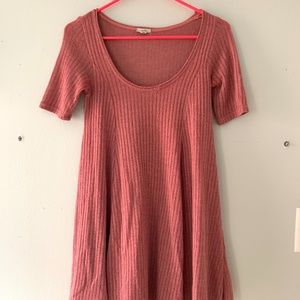 Urban Outfitters Pink Knit Dress